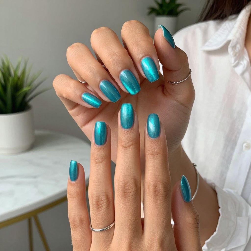 Vibrant Teal Spark