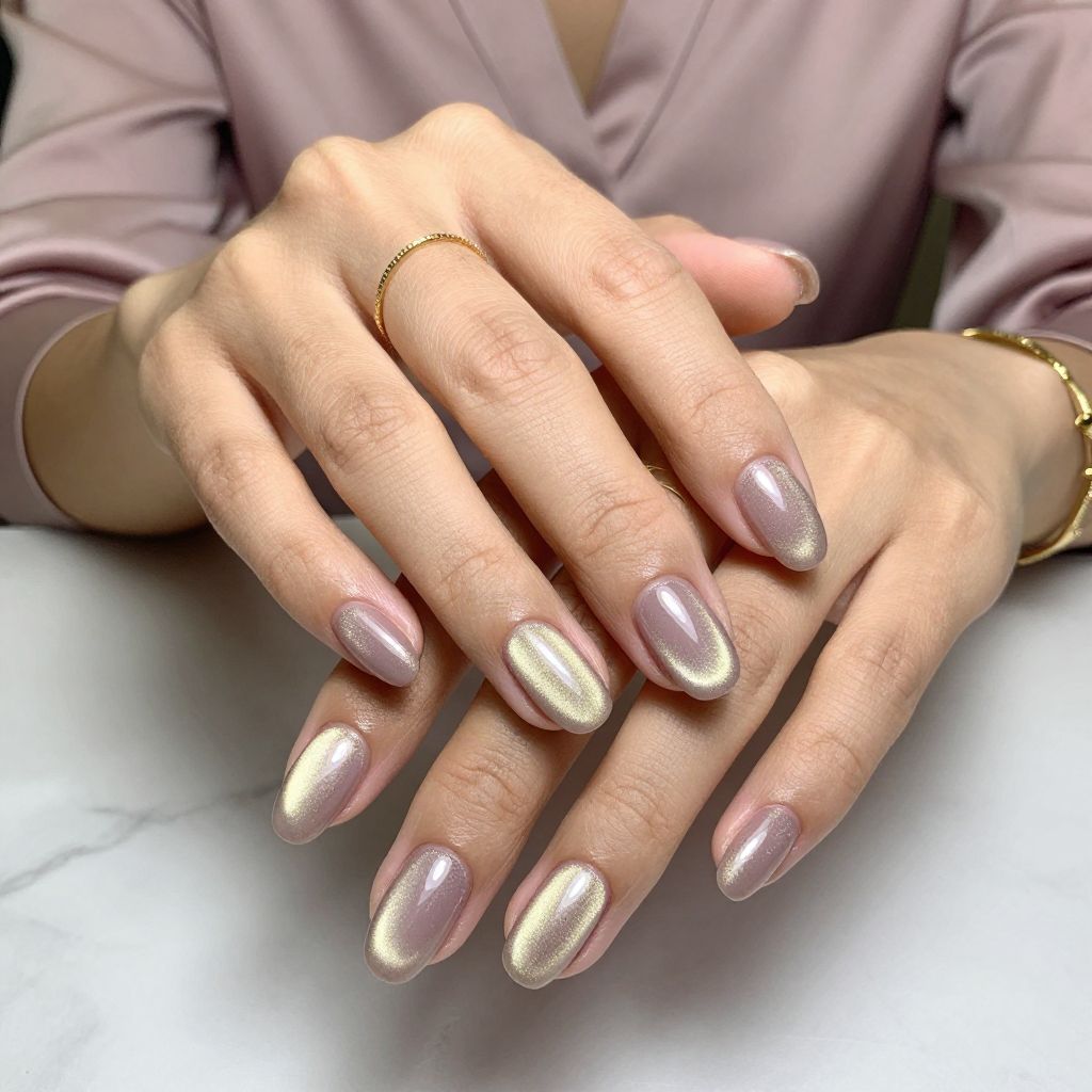 Champagne and Mauve Overlay