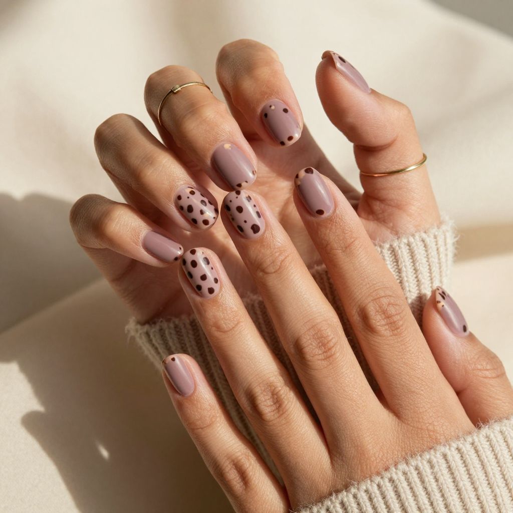 Mauve and Brown Soft Spot Play