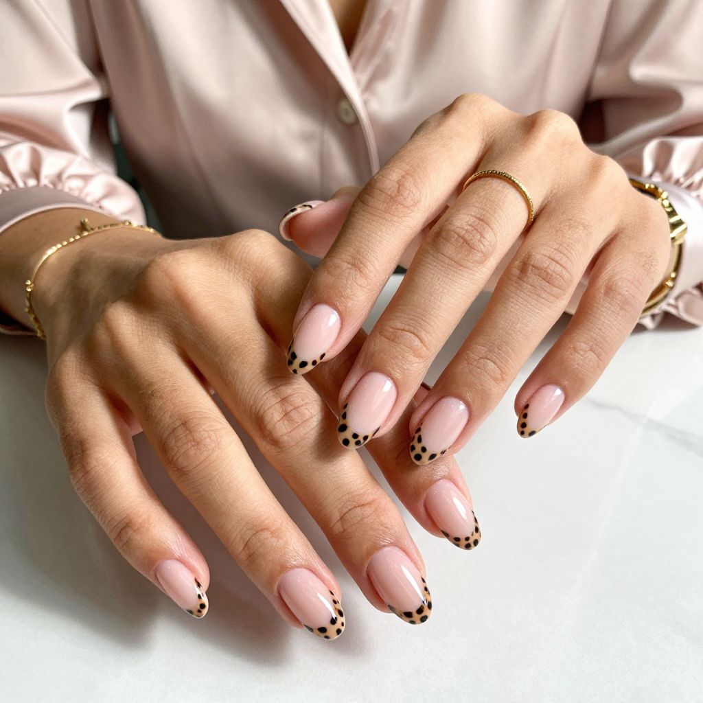 Cheetah French Tip Touch