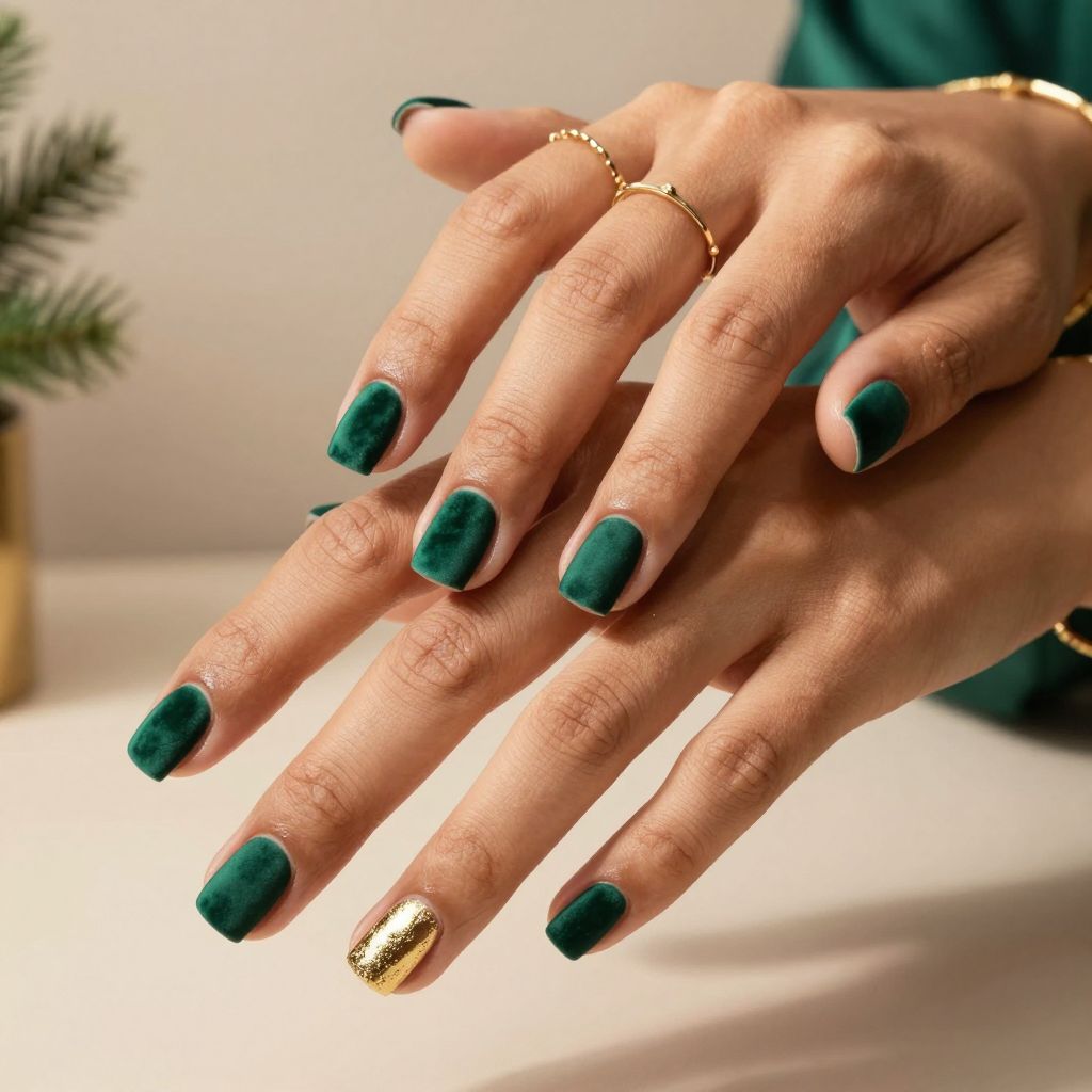 Deep Emerald Matte Elegance