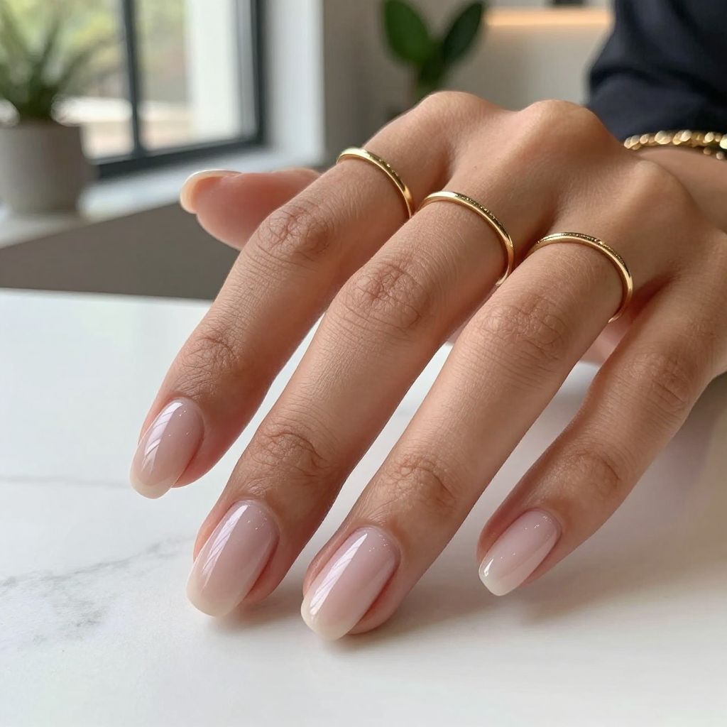 Bare Nails with High Shine
