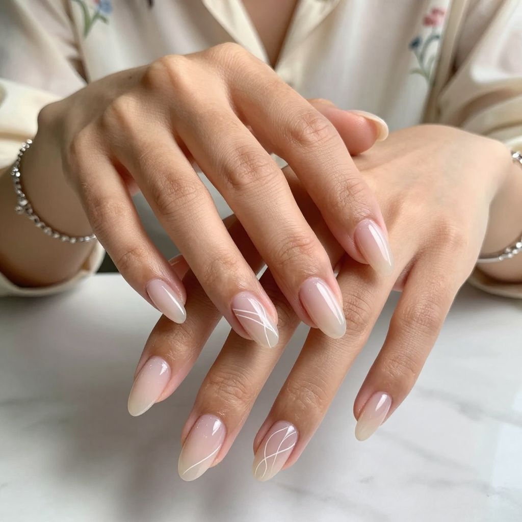 Clear Base with Fine White Art
