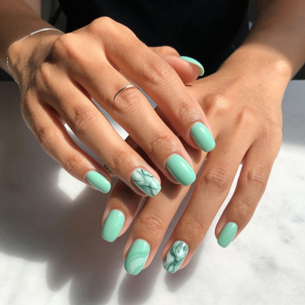 Minty Marble Magic