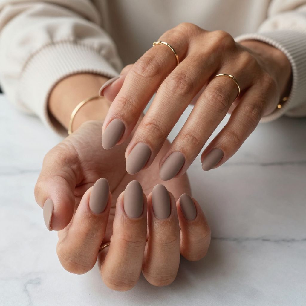 Warm Taupe with Soft Matte Finish