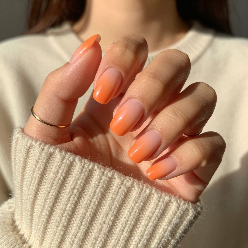 Creamsicle Orange Ombre