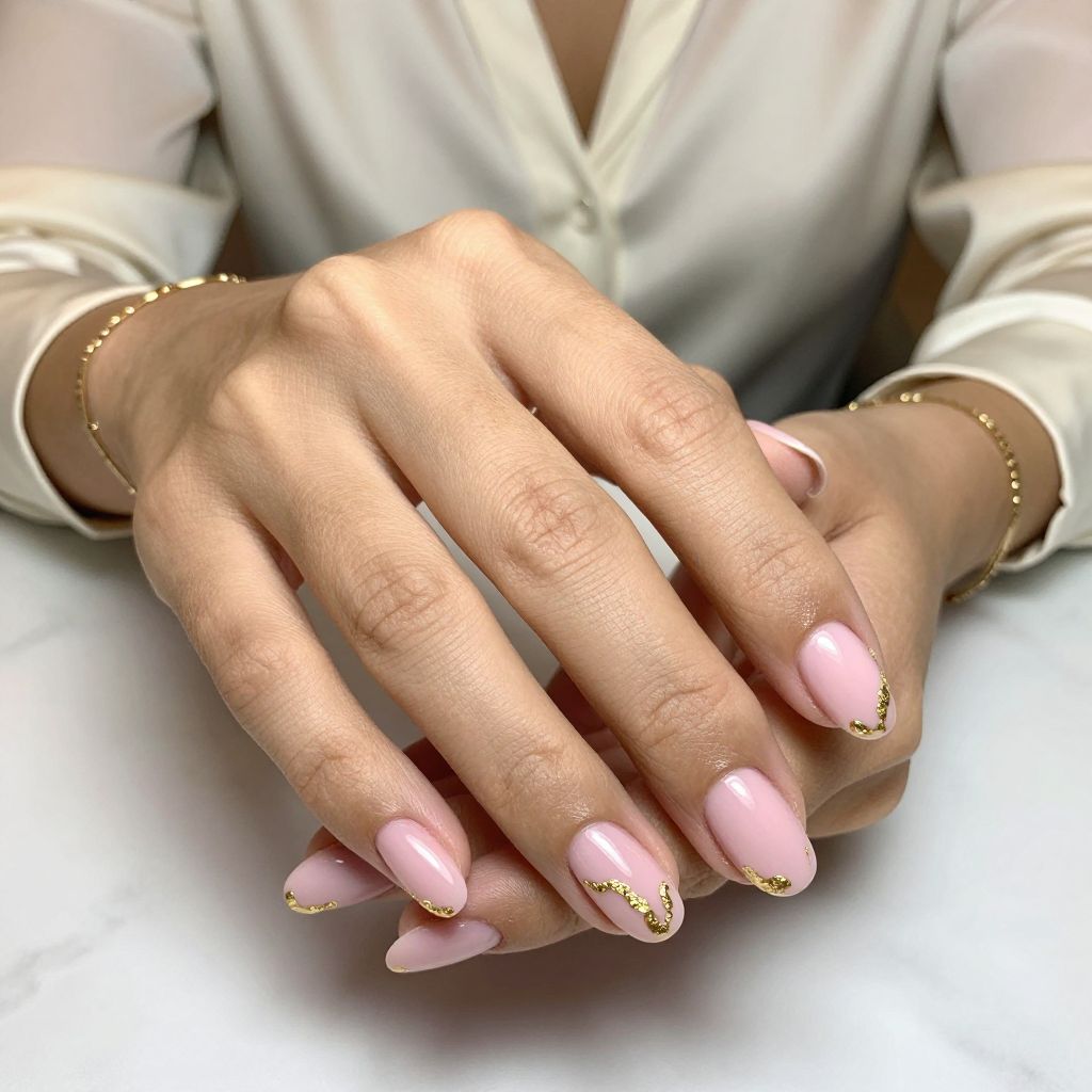 Baby Pink and Gold Foil Combo