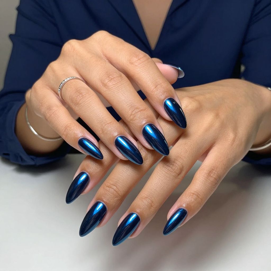 Metallic Navy Chrome