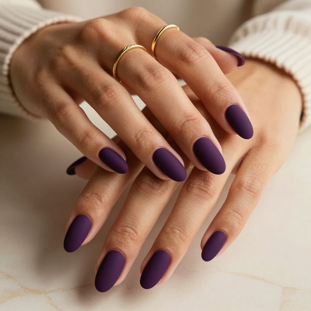Deep Eggplant Satin Finish