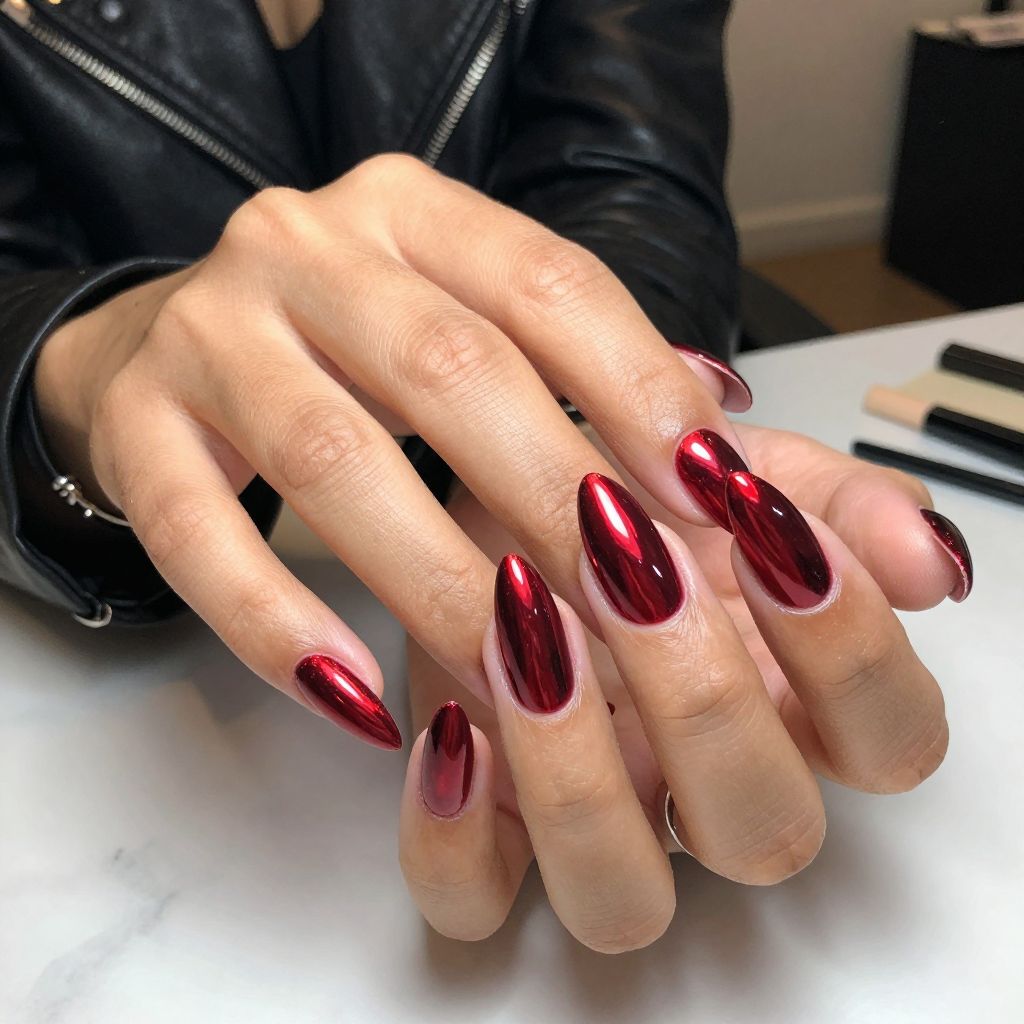 Ruby Red Chrome Shine
