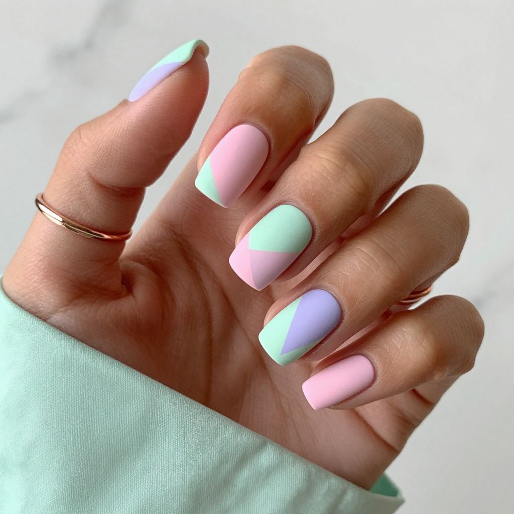 Matte Pastel Geometrics