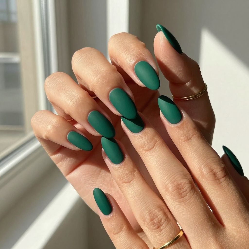 Luxurious Matte Emerald Elegance