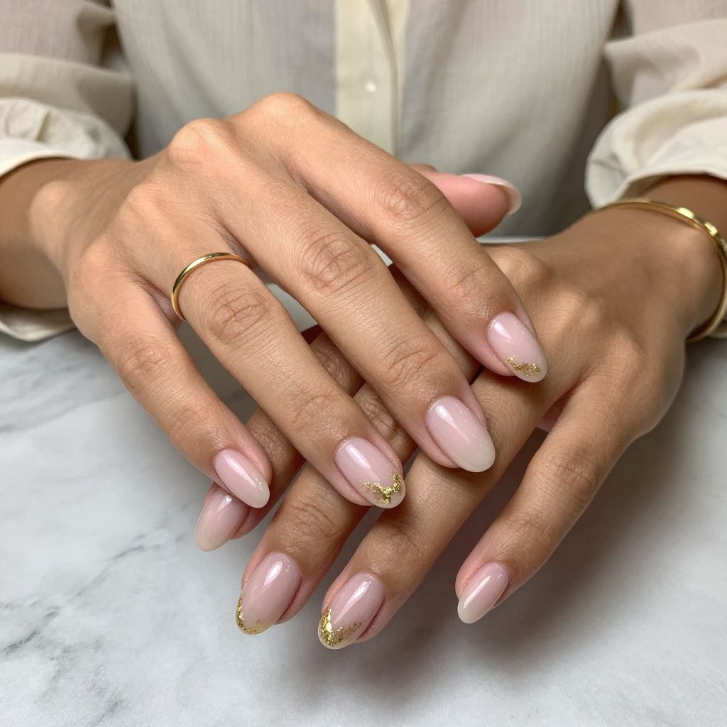 Subtle Gold Foil Accents