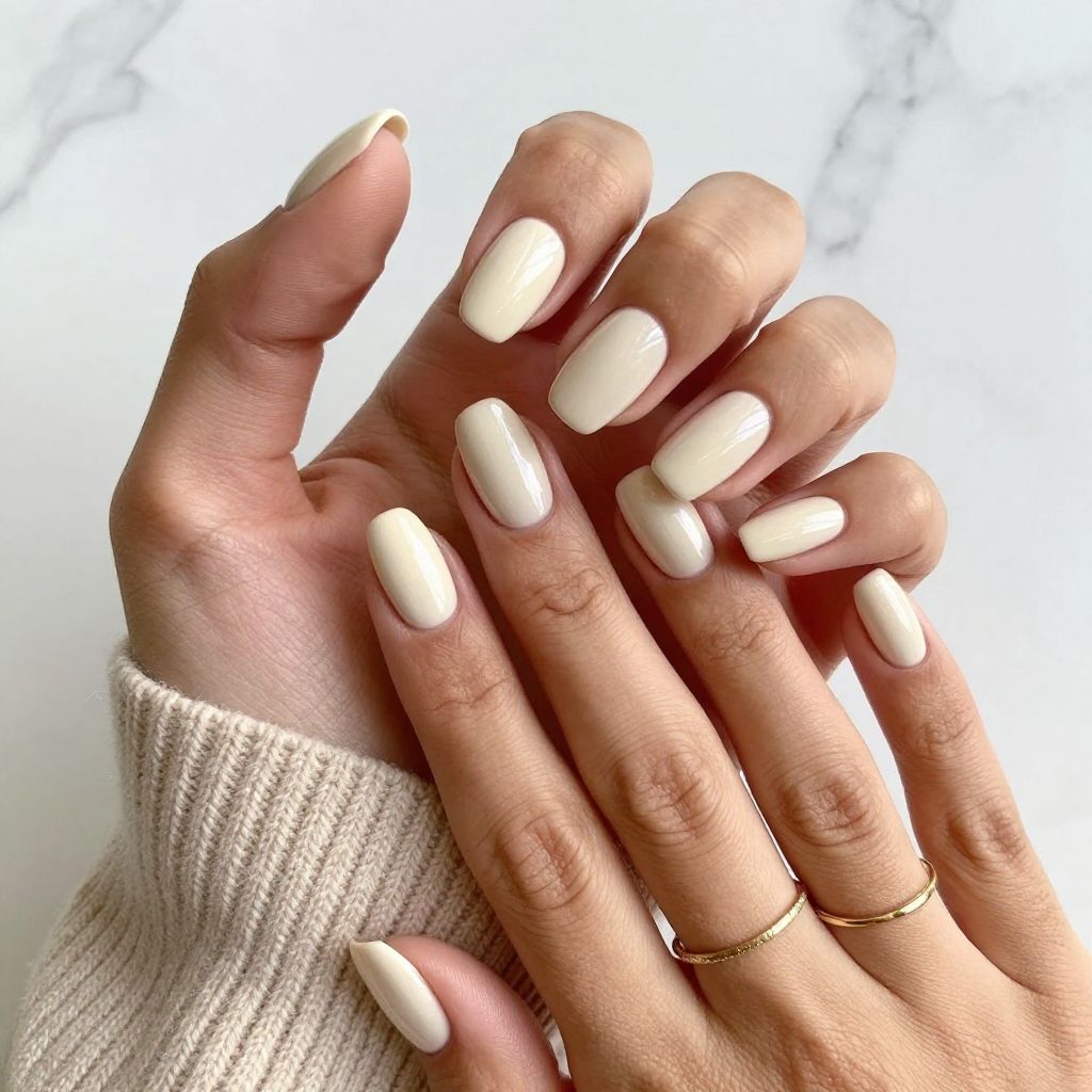 Glossy Nude Elegance