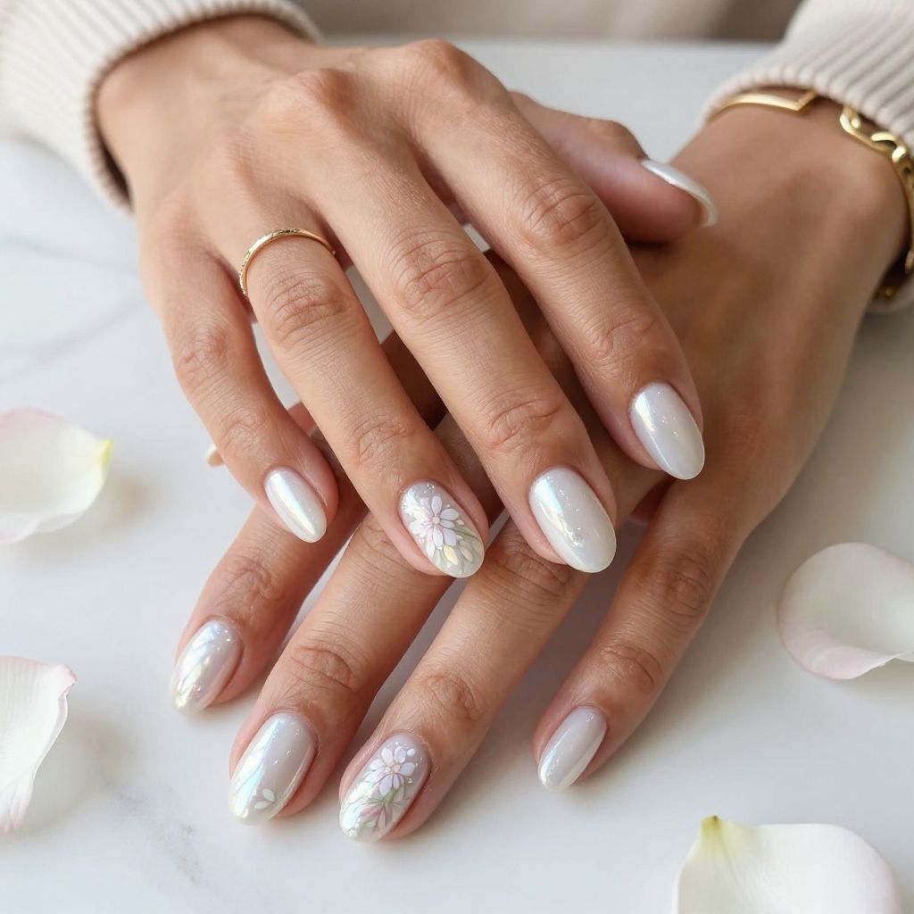 Pearlescent Floral Glow