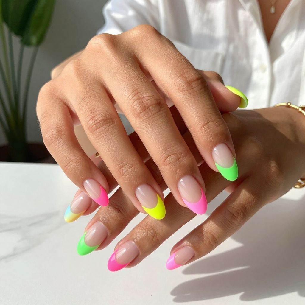 Neon Tips with Clear Base