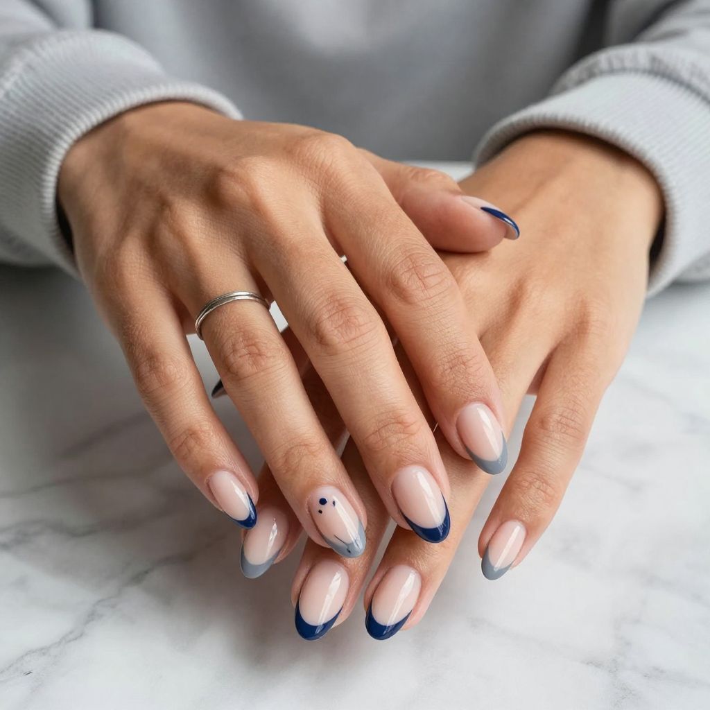 Dual Tone French Tips