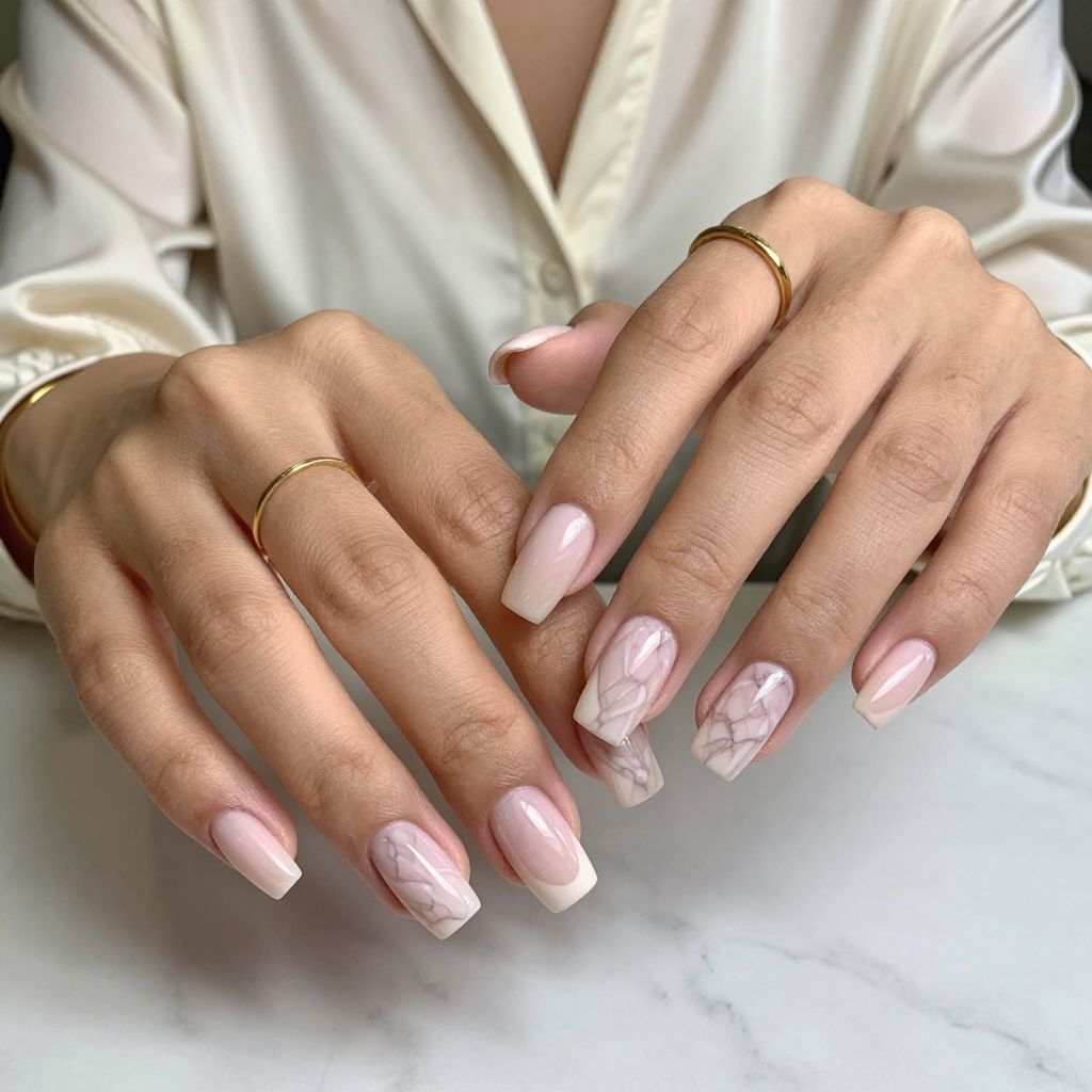 Soft Marble Effect Tips
