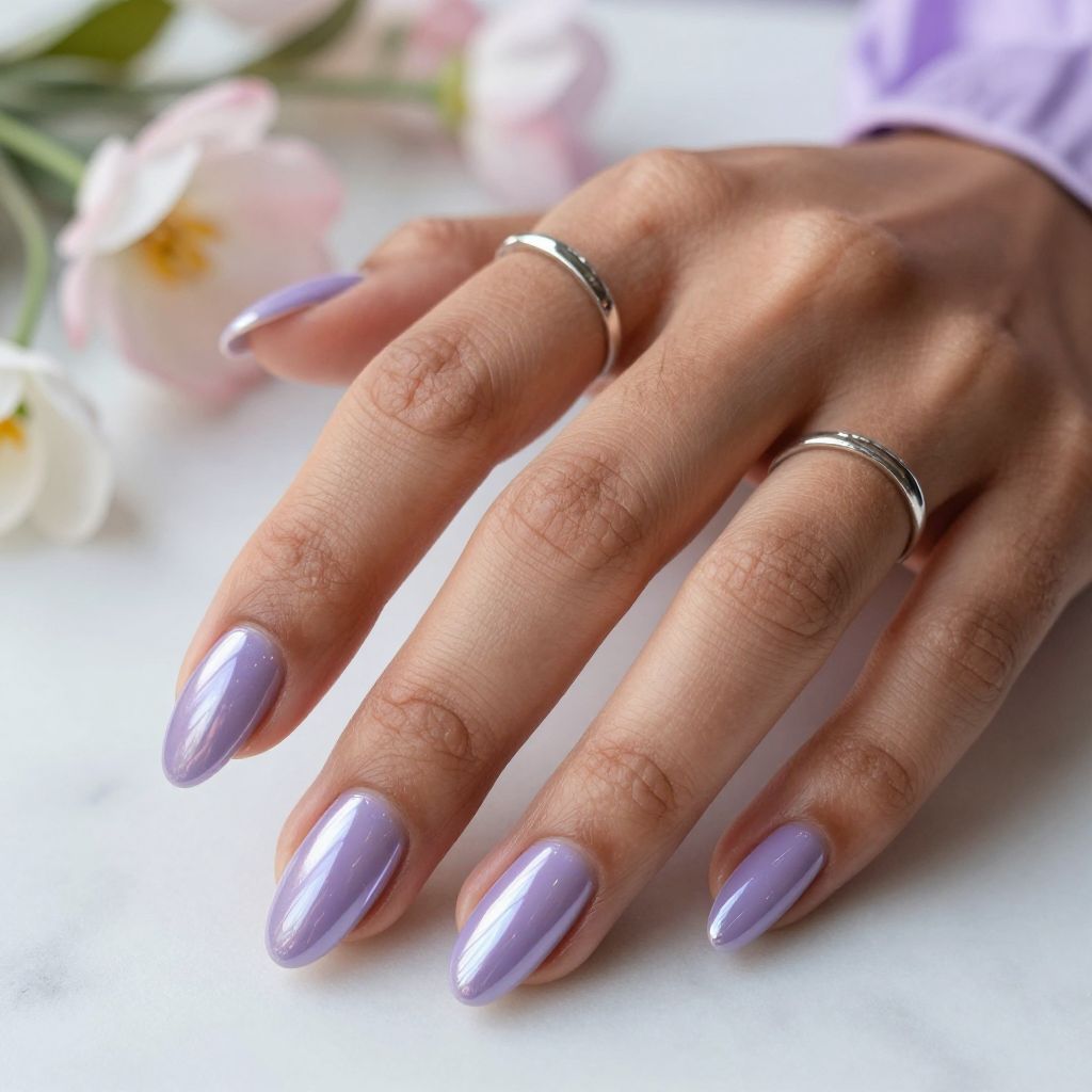 Chrome Lavender Tips