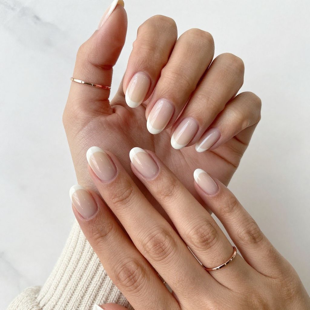Nude Ombre Tips