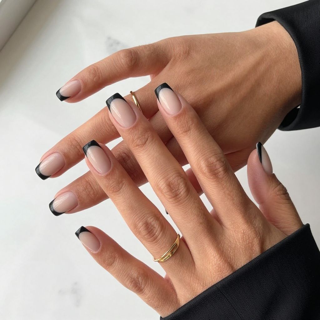 Crisp Black Tips