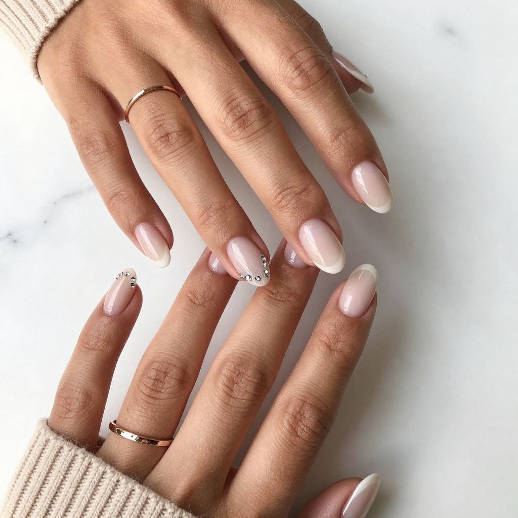 Crystal-Clear Nude Elegance
