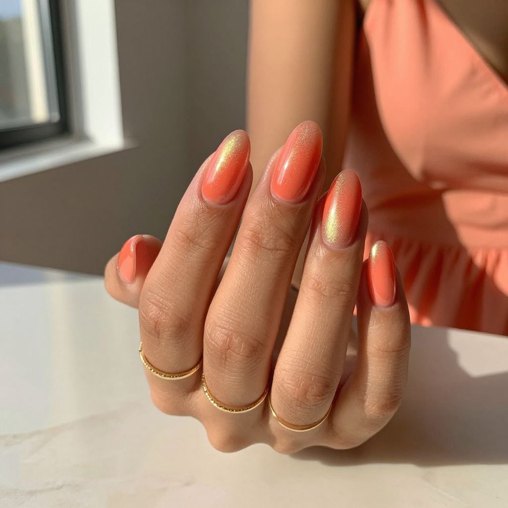 Coral Sunset Glow