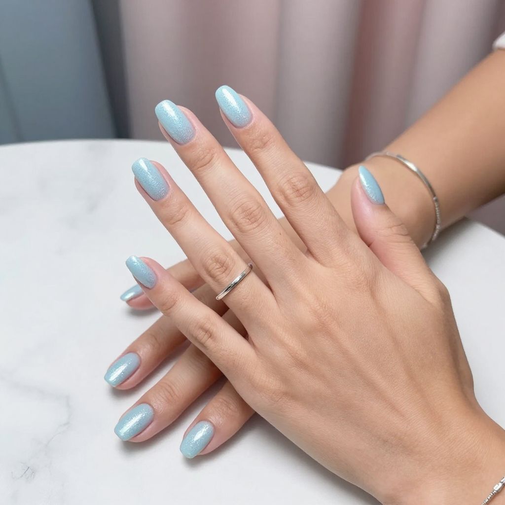 Pale Blue Sparkle Dream