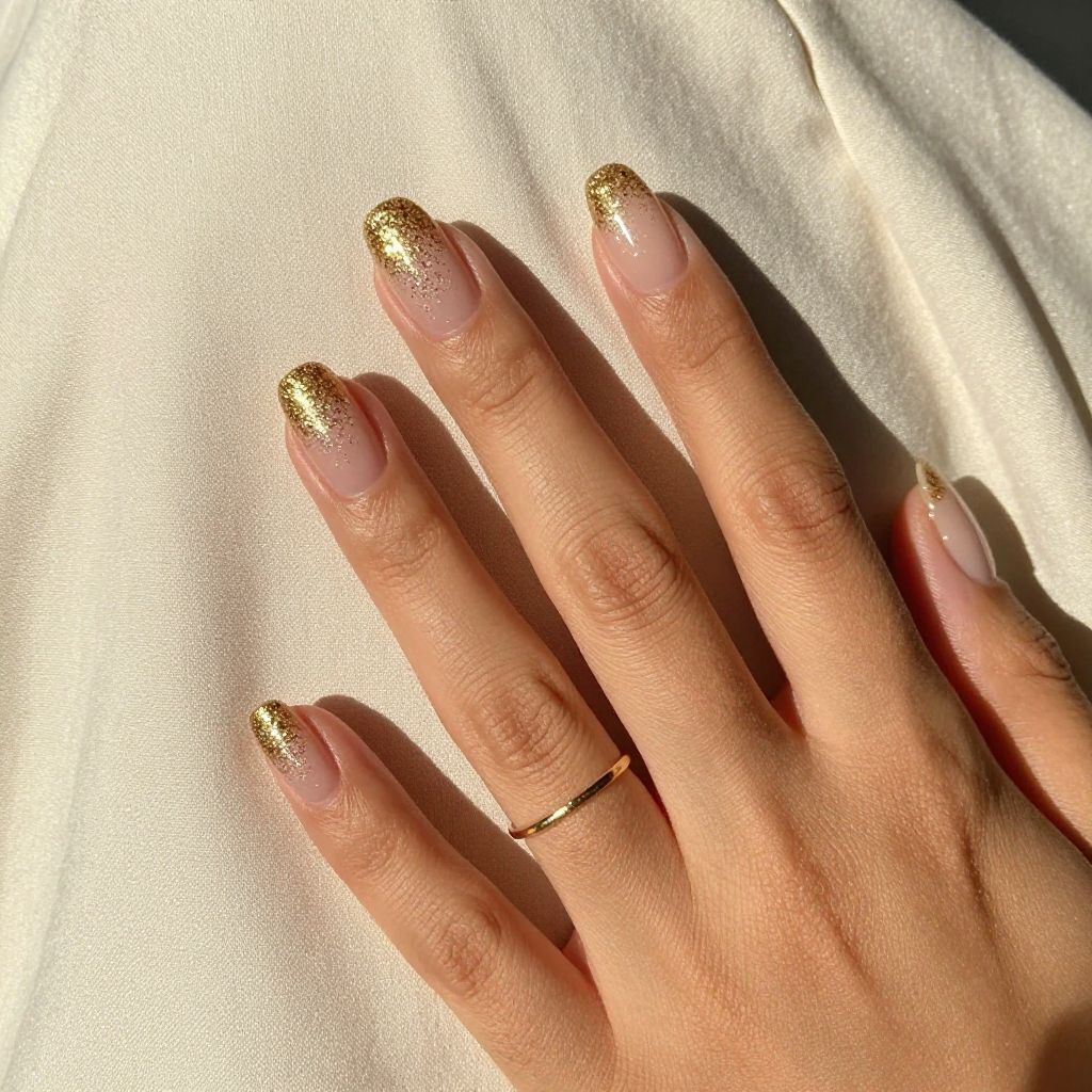 Gold Glitter Gradient