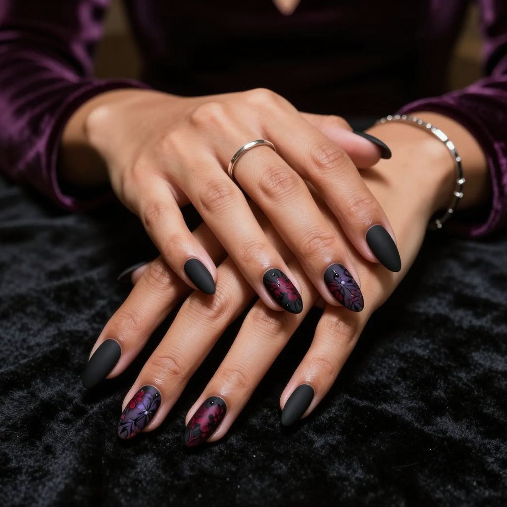 Dark Bloom Floral