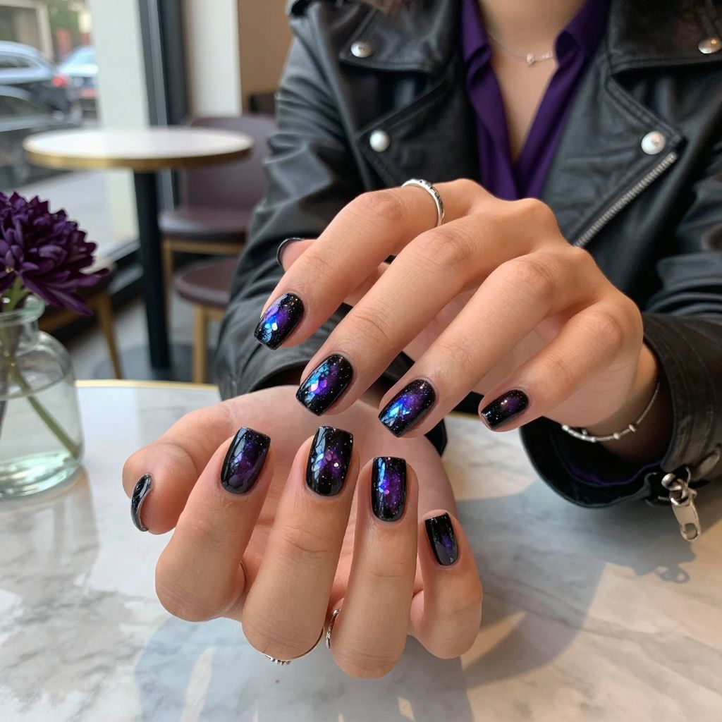 Shattered Glass Black