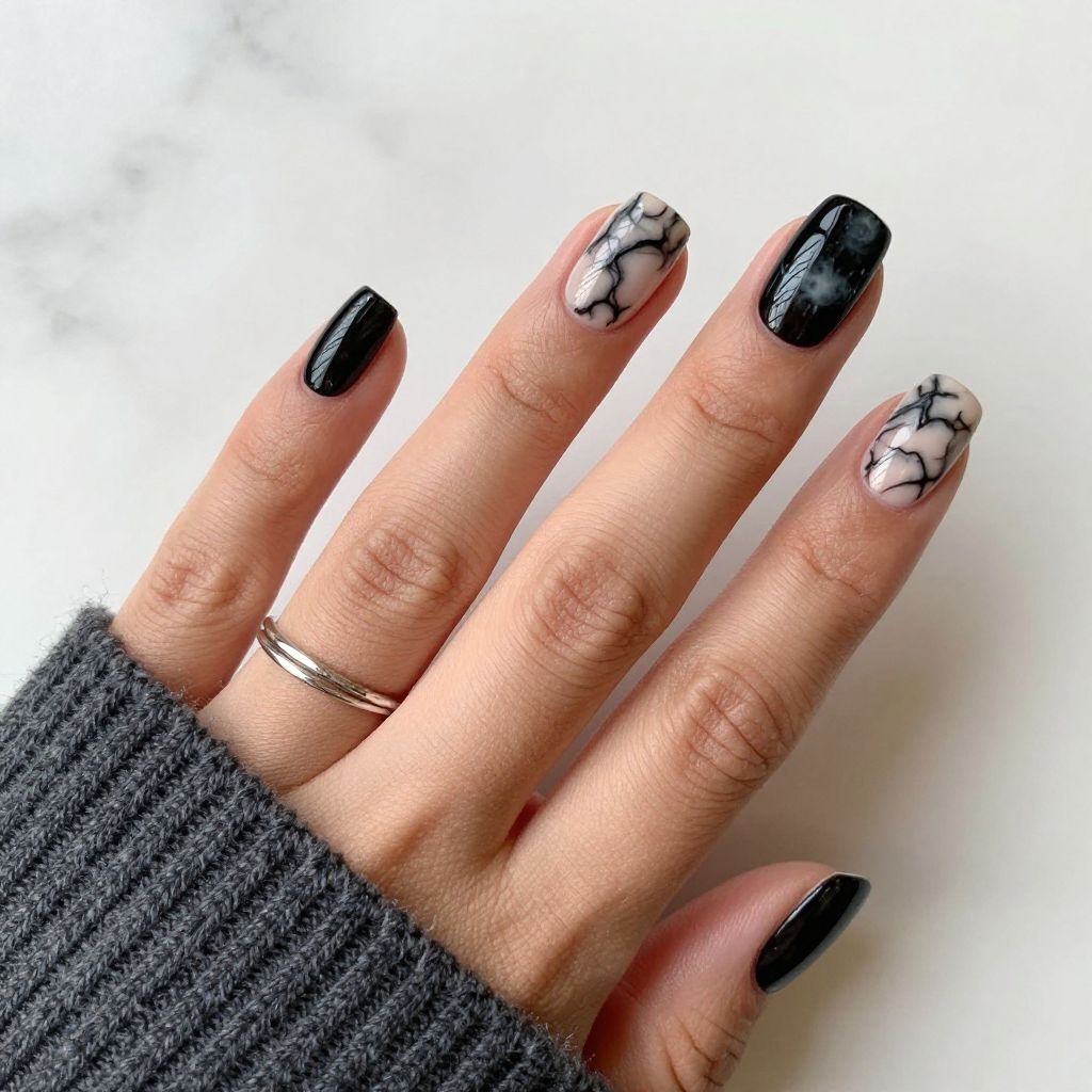 Gothic Marble Shadows