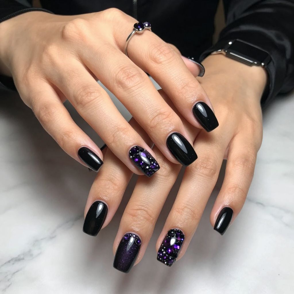 Midnight Opulence with Gems