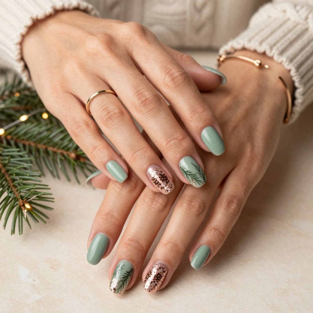 Glittering Pinecones