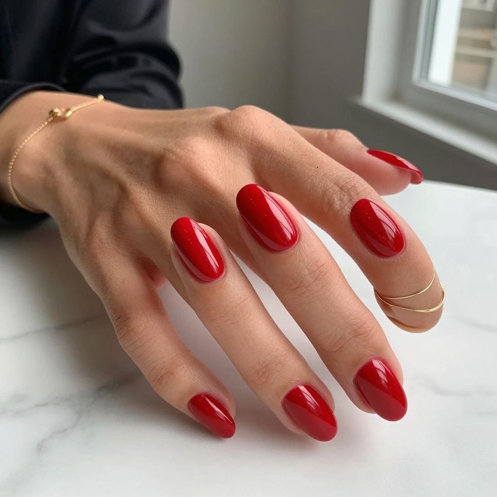 Bold Red Iced Luxury