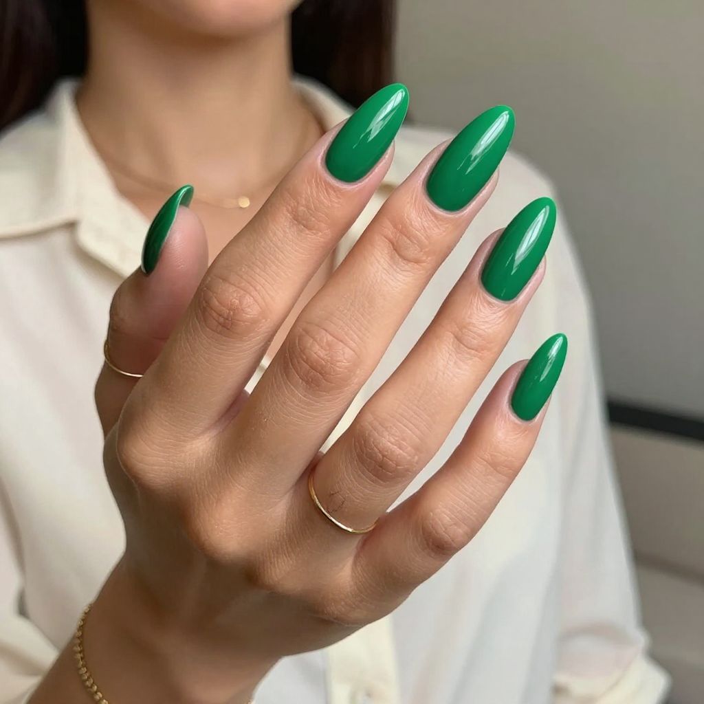 Monochrome Ivy Green Stiletto