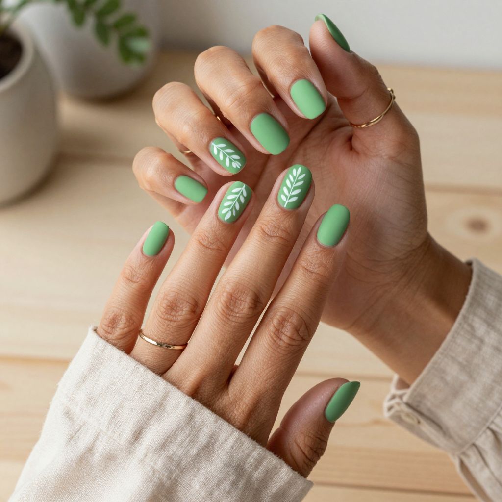 Meadow Matte With Leaf Detailing