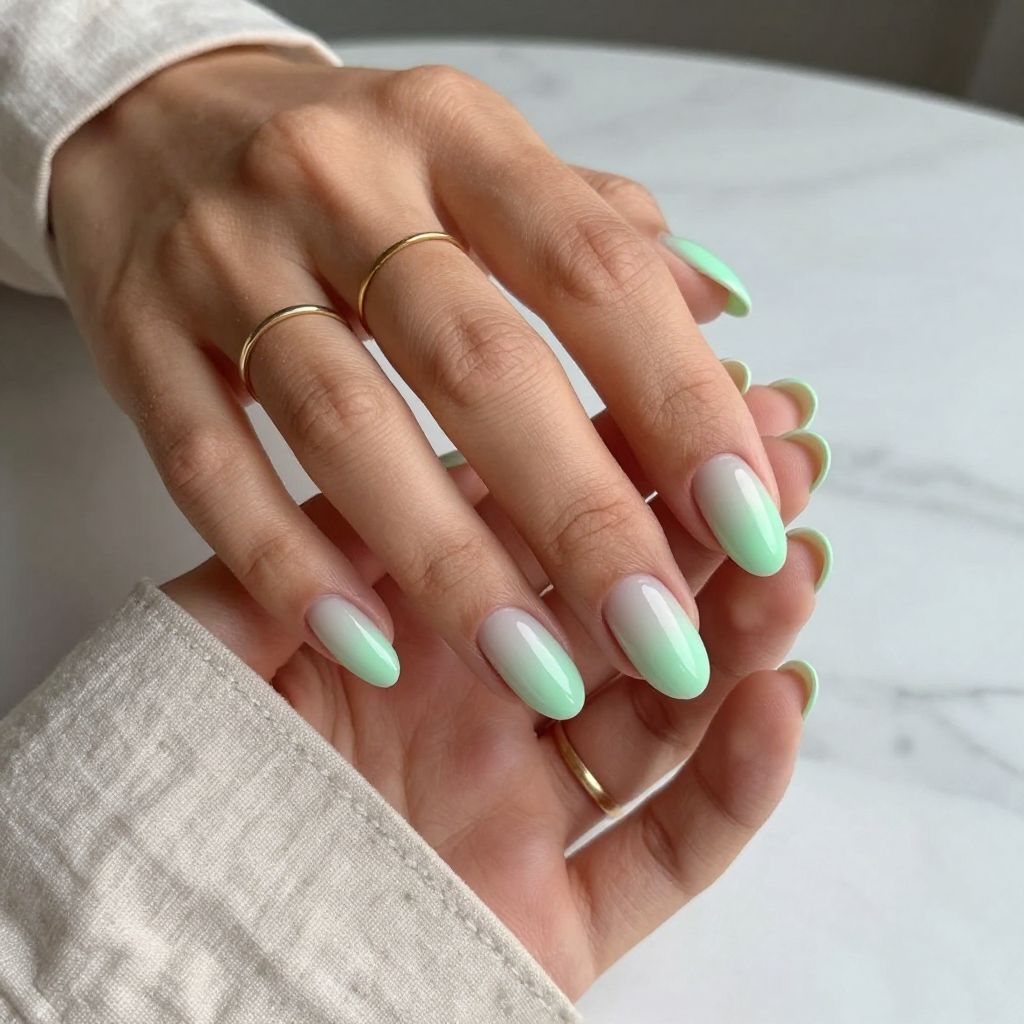 Light Green Ombre Glow