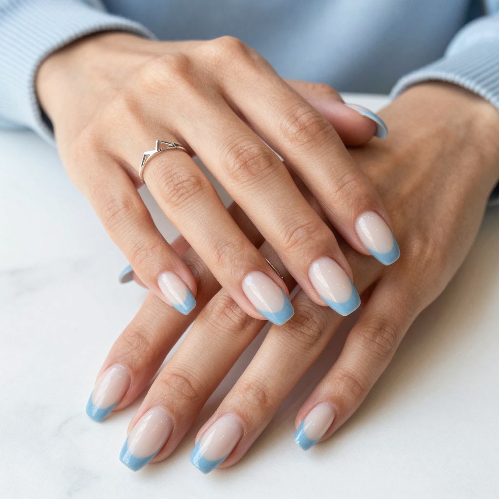 Icy Blue French Twist