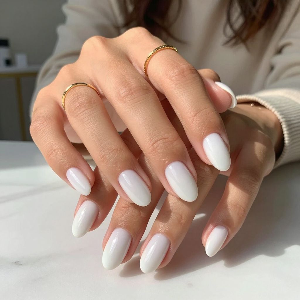 Classic Milky White Elegance
