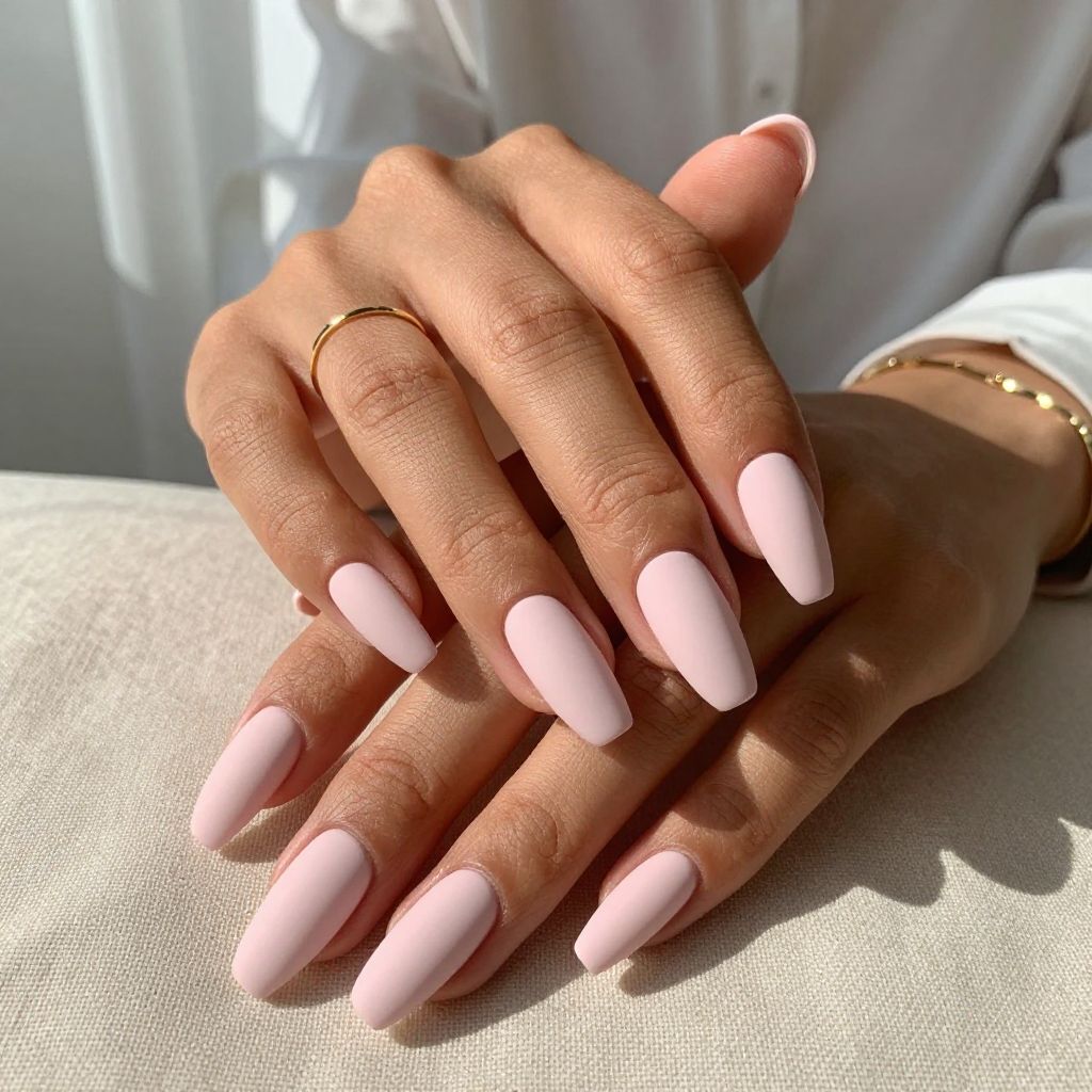 Matte Milky Coffin Shape