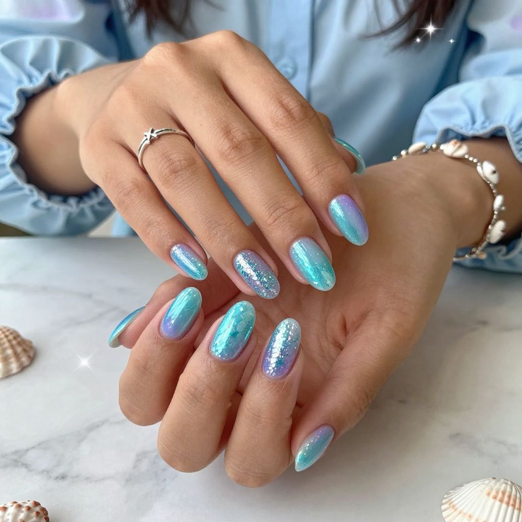 Shimmering Mermaid Scales