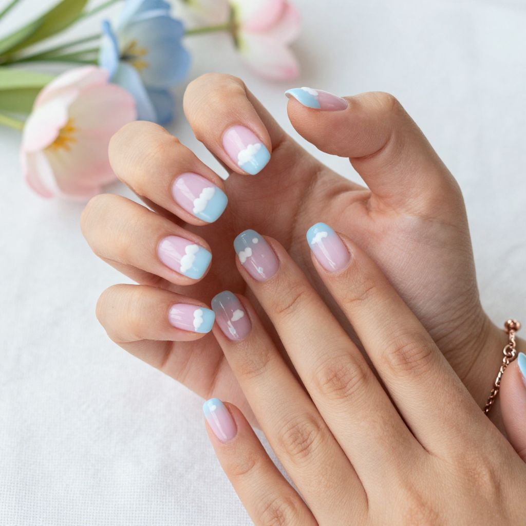 Pastel Ombre Clouds