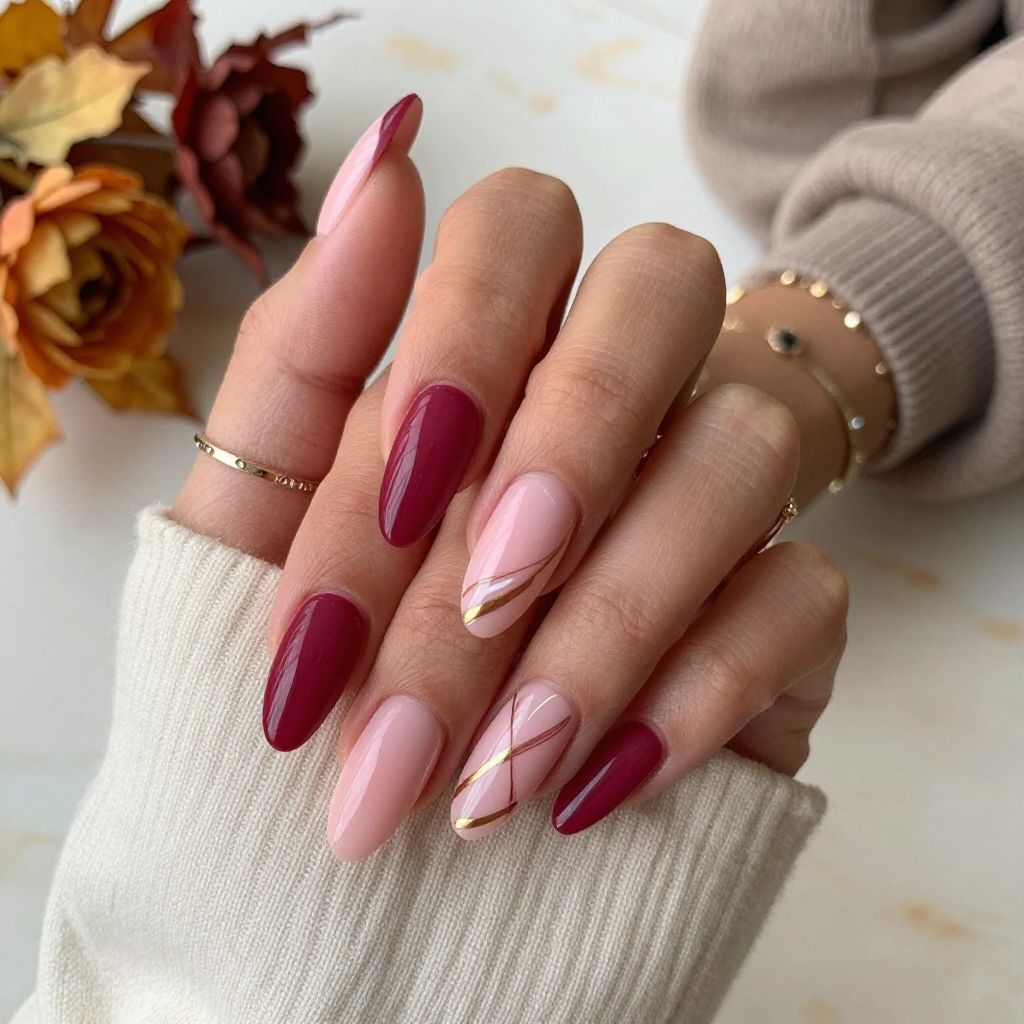 Chic Flared Nails Surprise