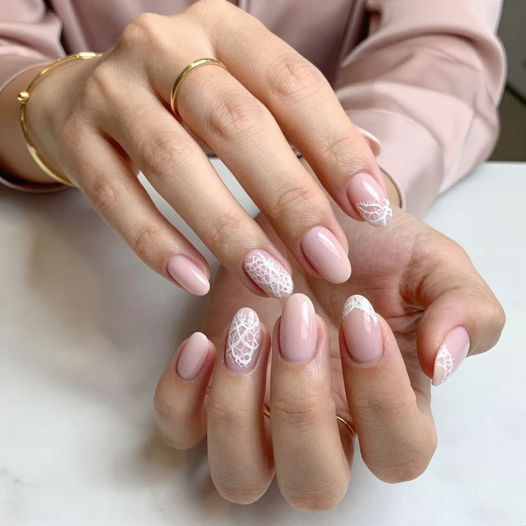 White Lace Overlay