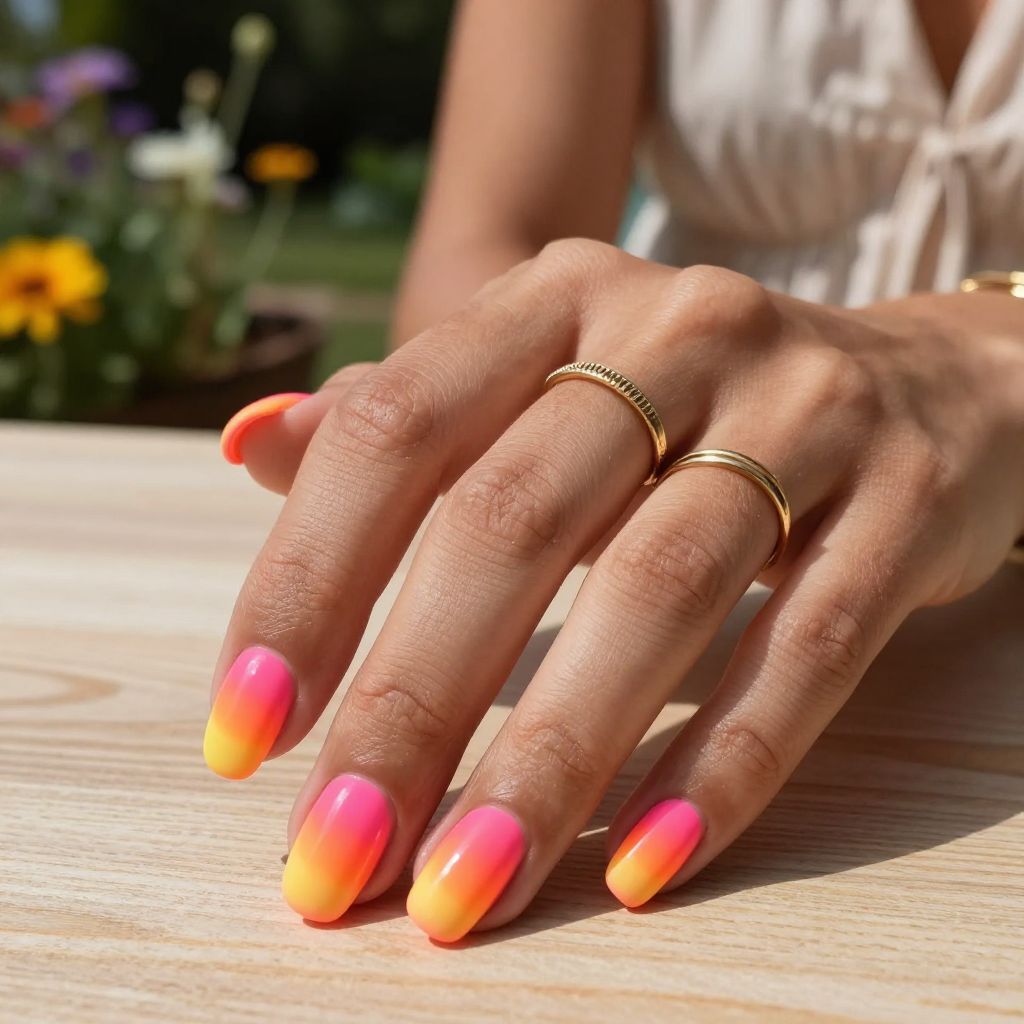 Neon Gradient Sunset