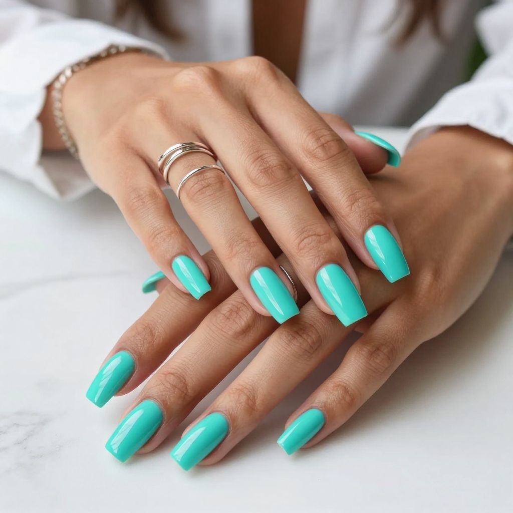 Neon Turquoise Marine Vibes