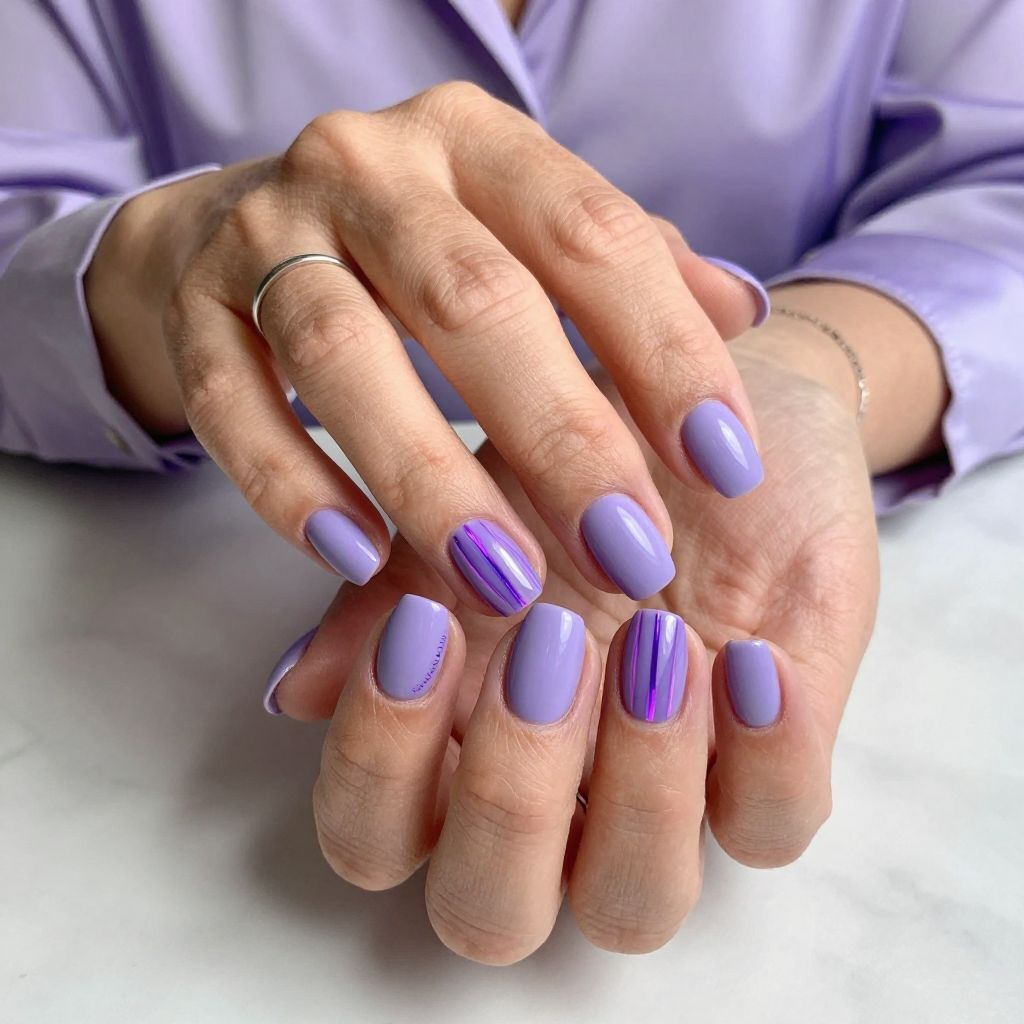 Neon Purple Glow Streaks