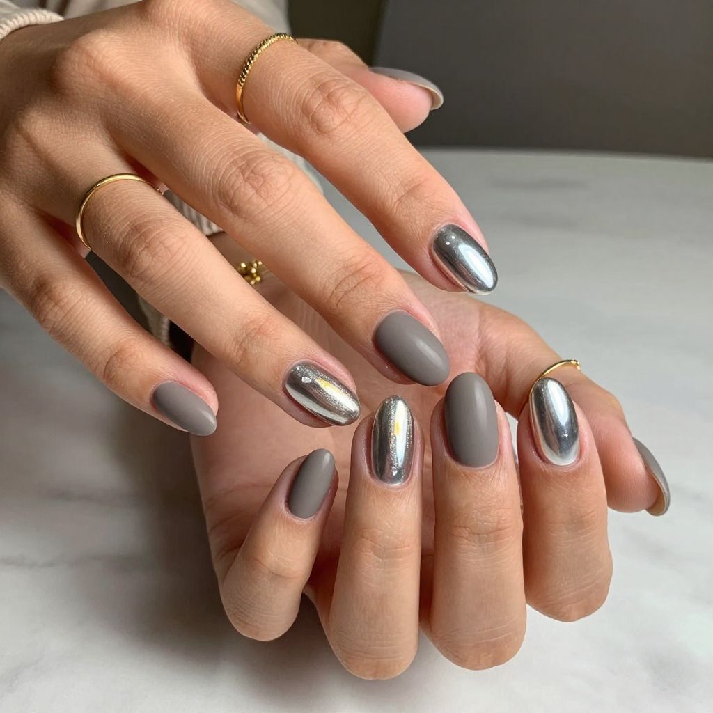 Matte Mushroom Chrome Mix
