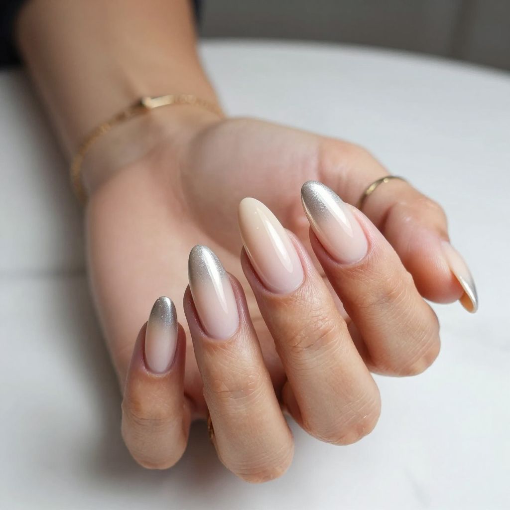 Chrome Nude Gradient Dream